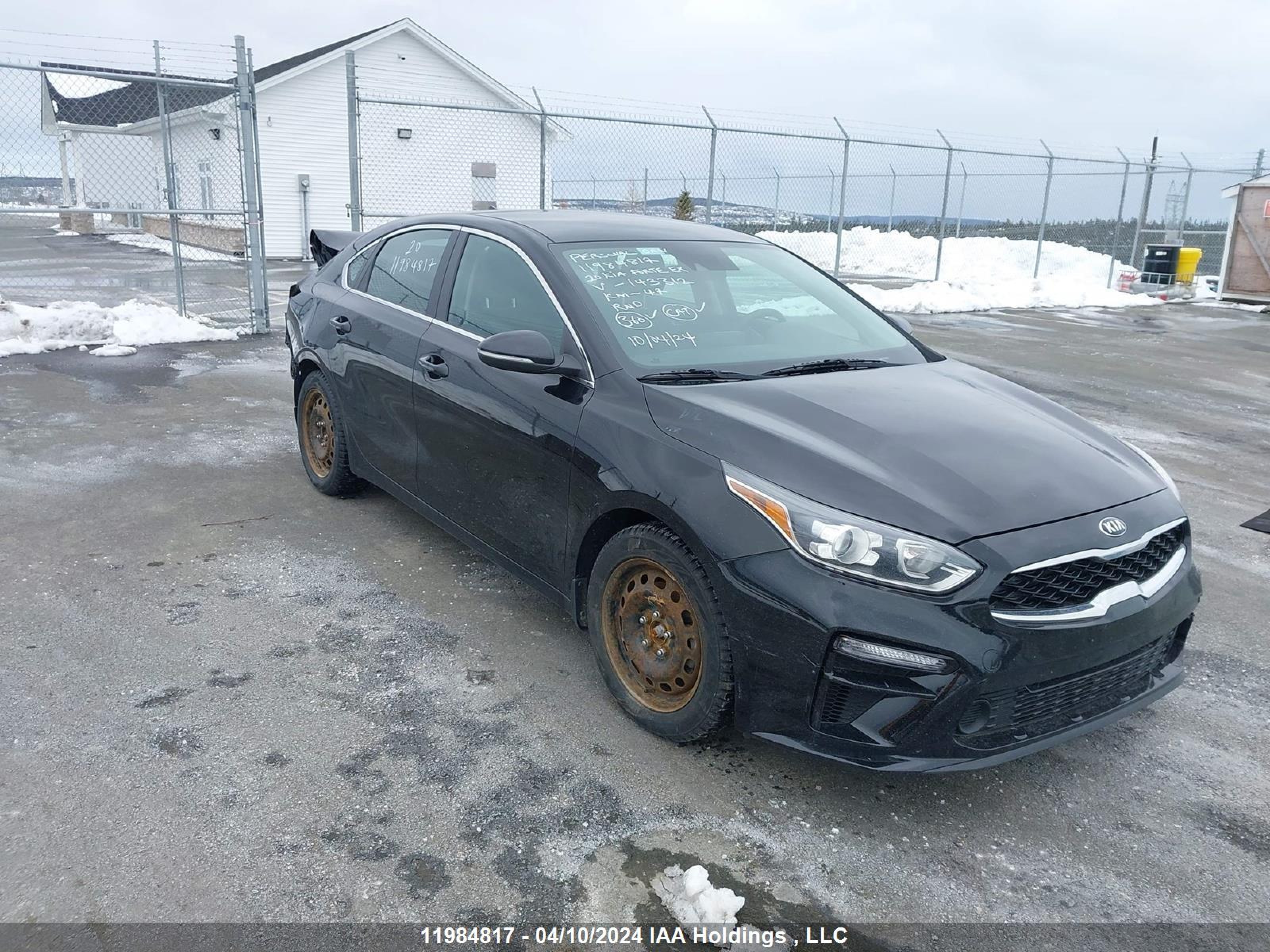 KIA FORTE 2020 3kpf54ad8le143312