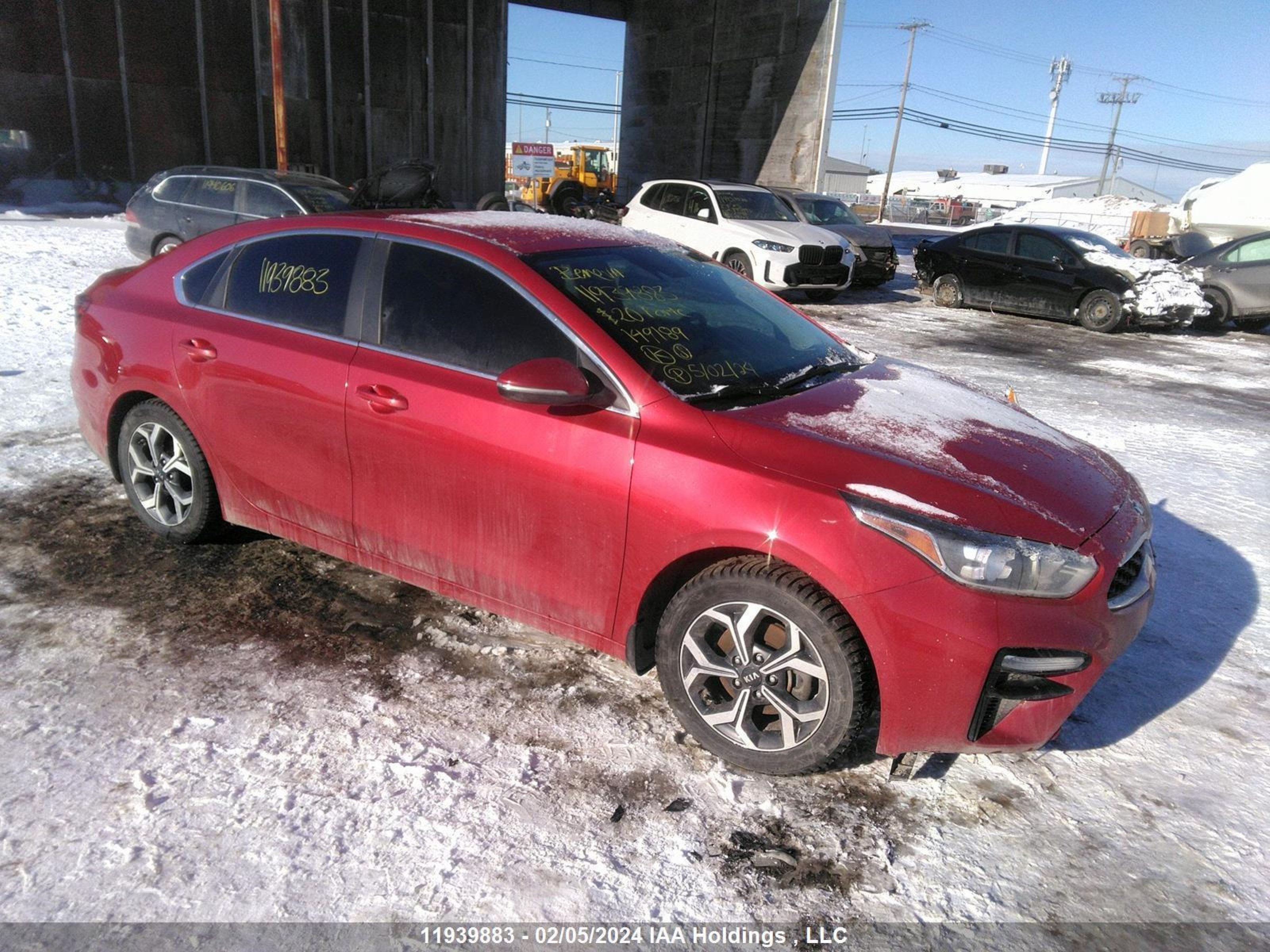 KIA FORTE 2020 3kpf54adxle149189