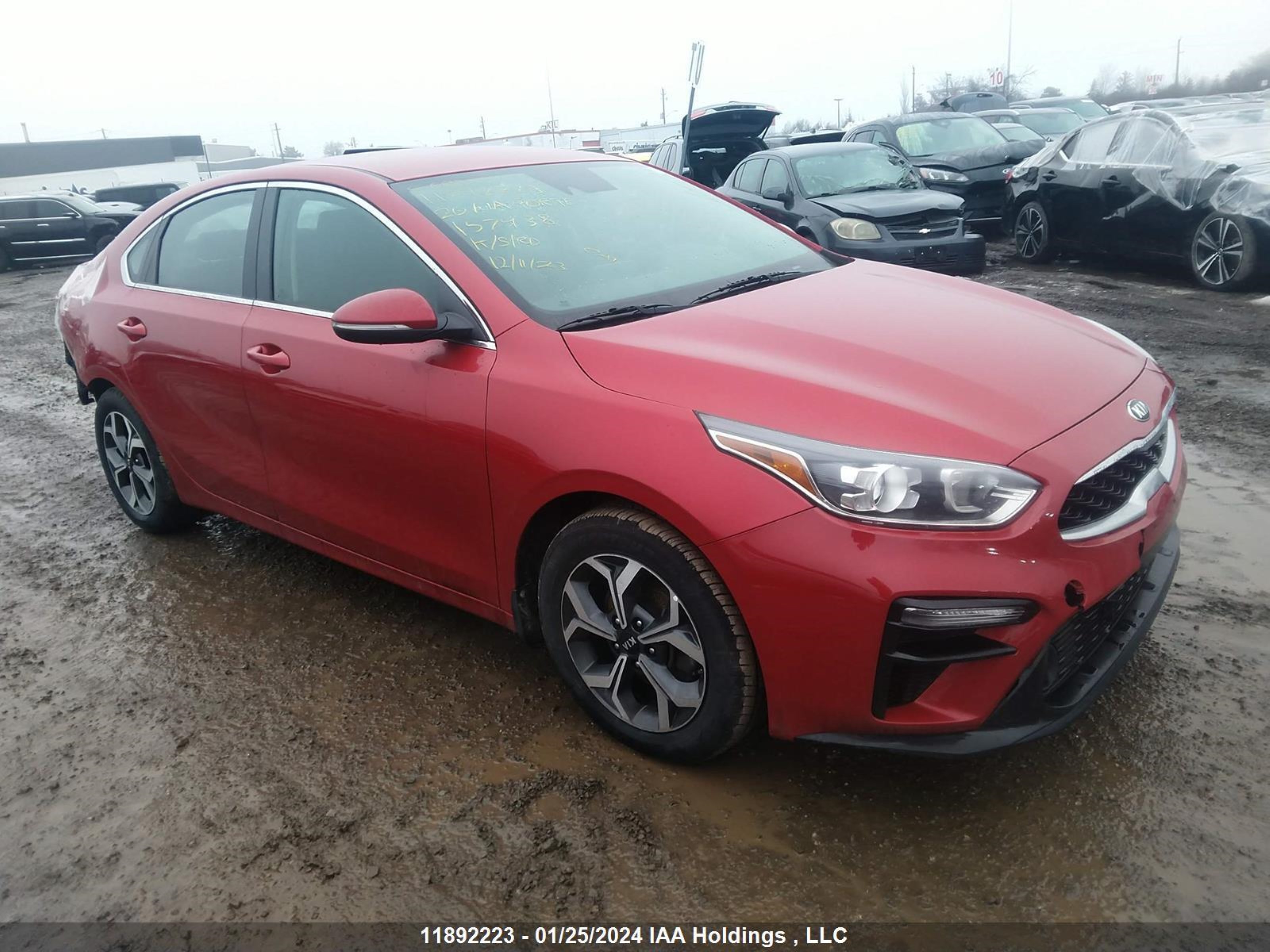 KIA FORTE 2020 3kpf54adxle157938