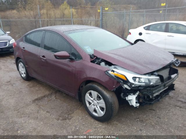 KIA FORTE 2017 3kpfk4a70he048740