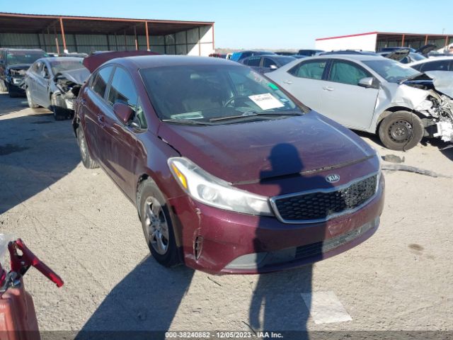 KIA FORTE 2017 3kpfk4a71he042770