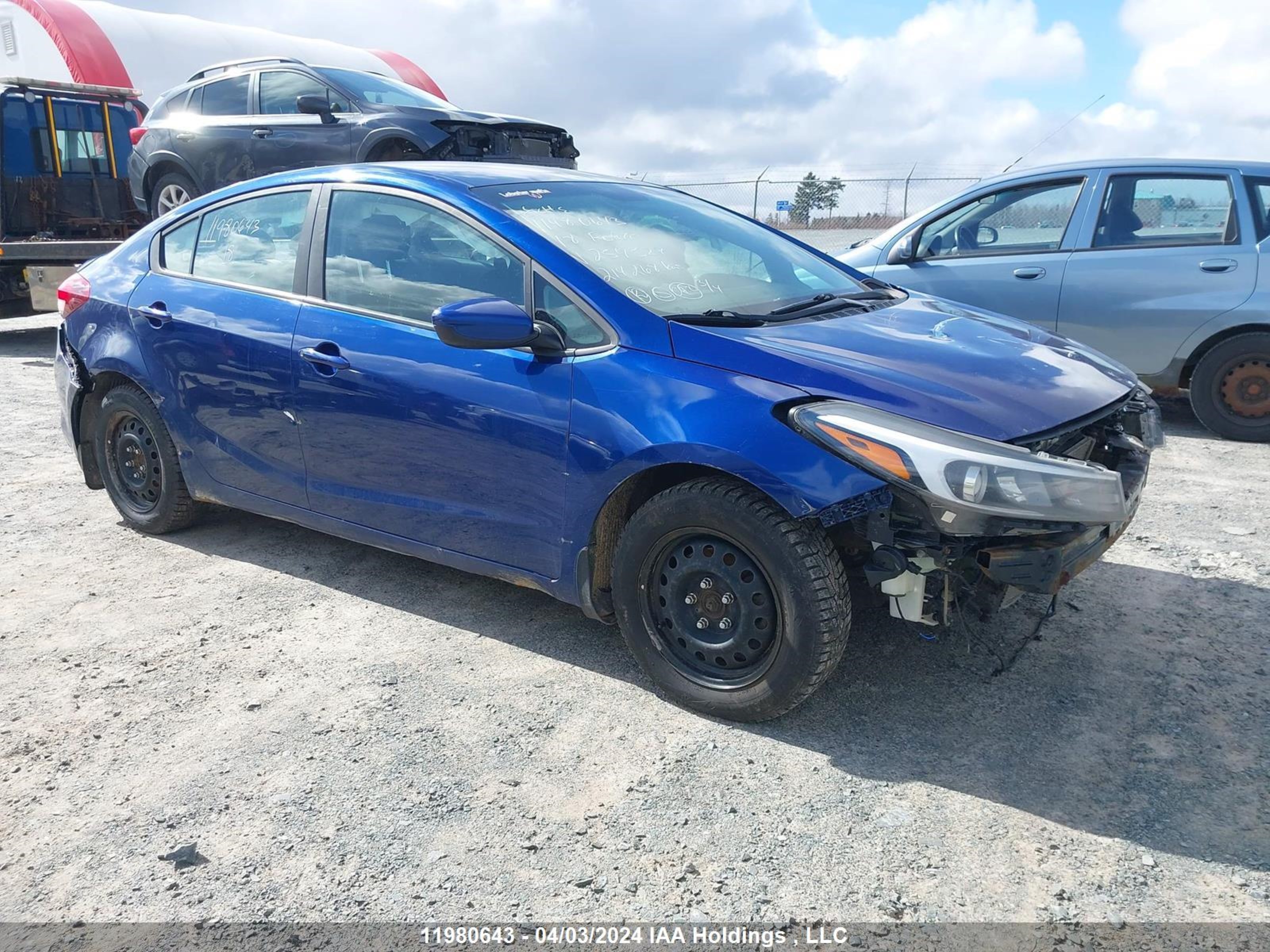 KIA FORTE 2018 3kpfk4a73je254527