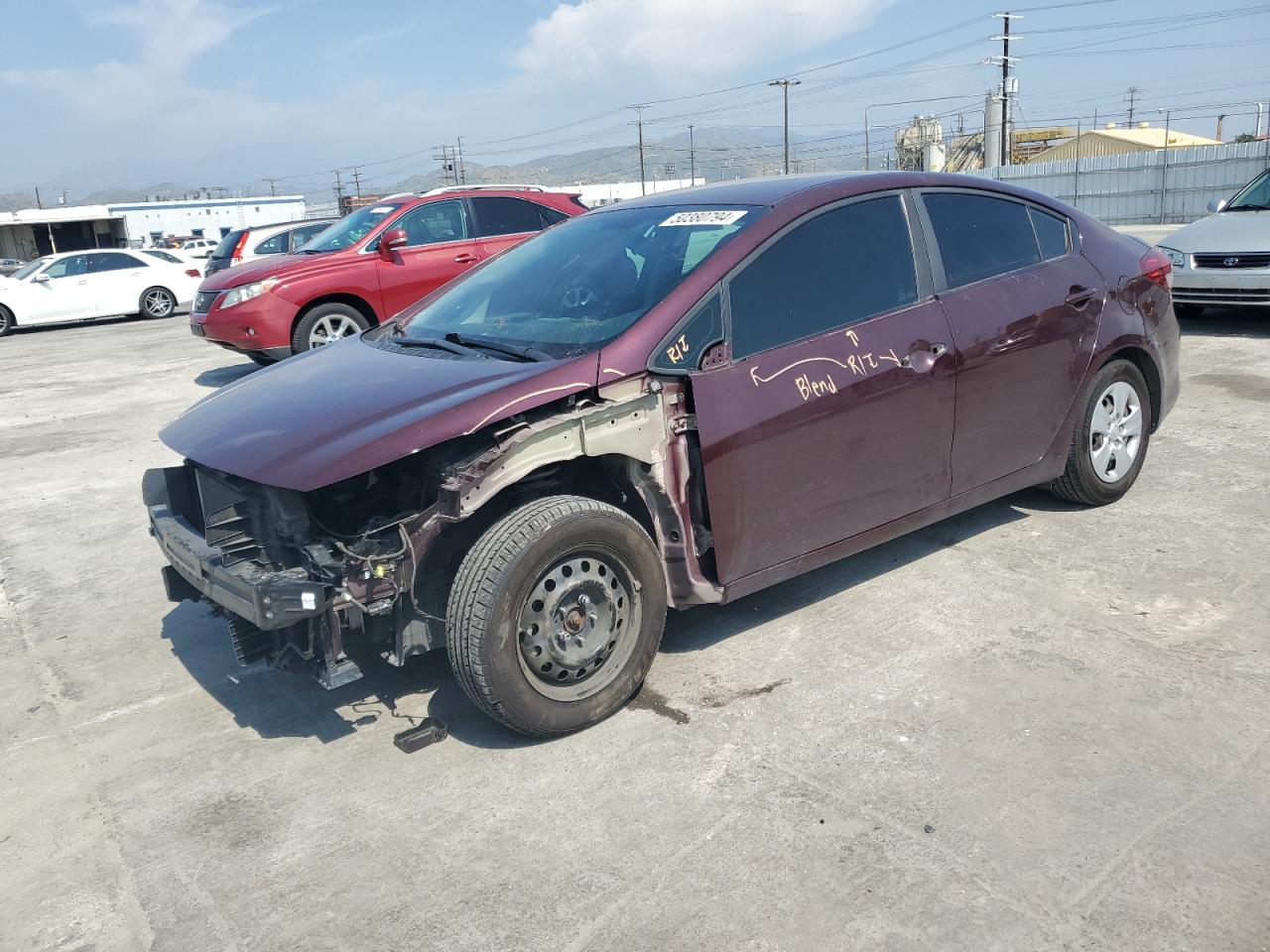 KIA FORTE 2018 3kpfk4a73je254740