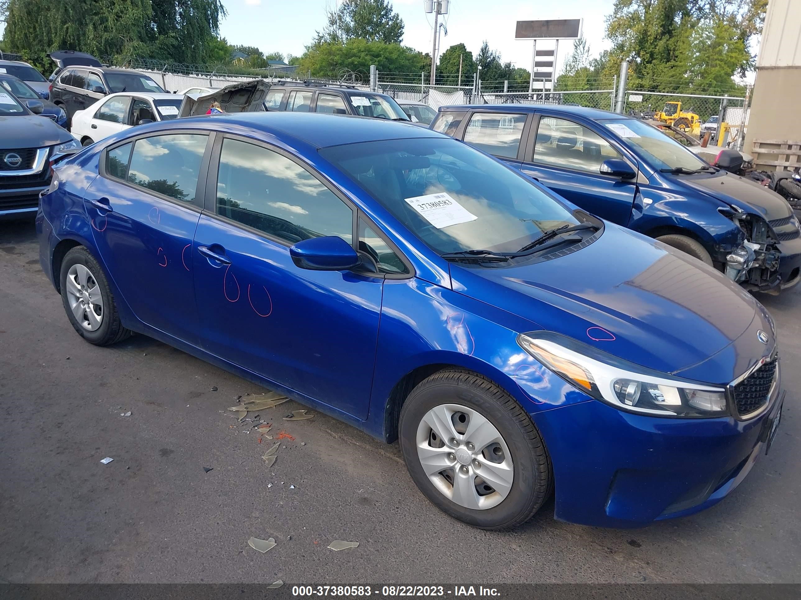 KIA FORTE 2017 3kpfk4a74he029141