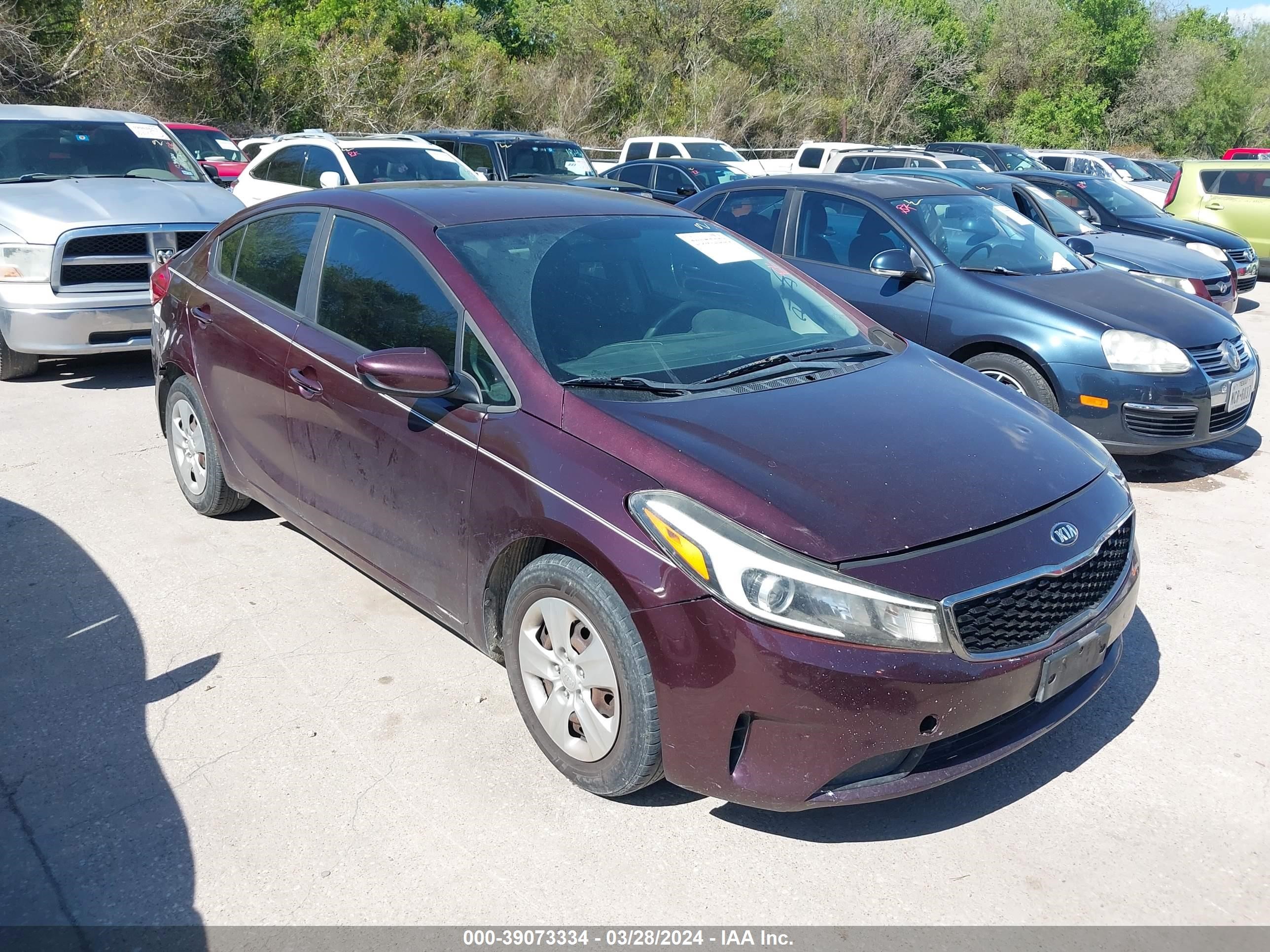 KIA FORTE 2017 3kpfk4a75he039158