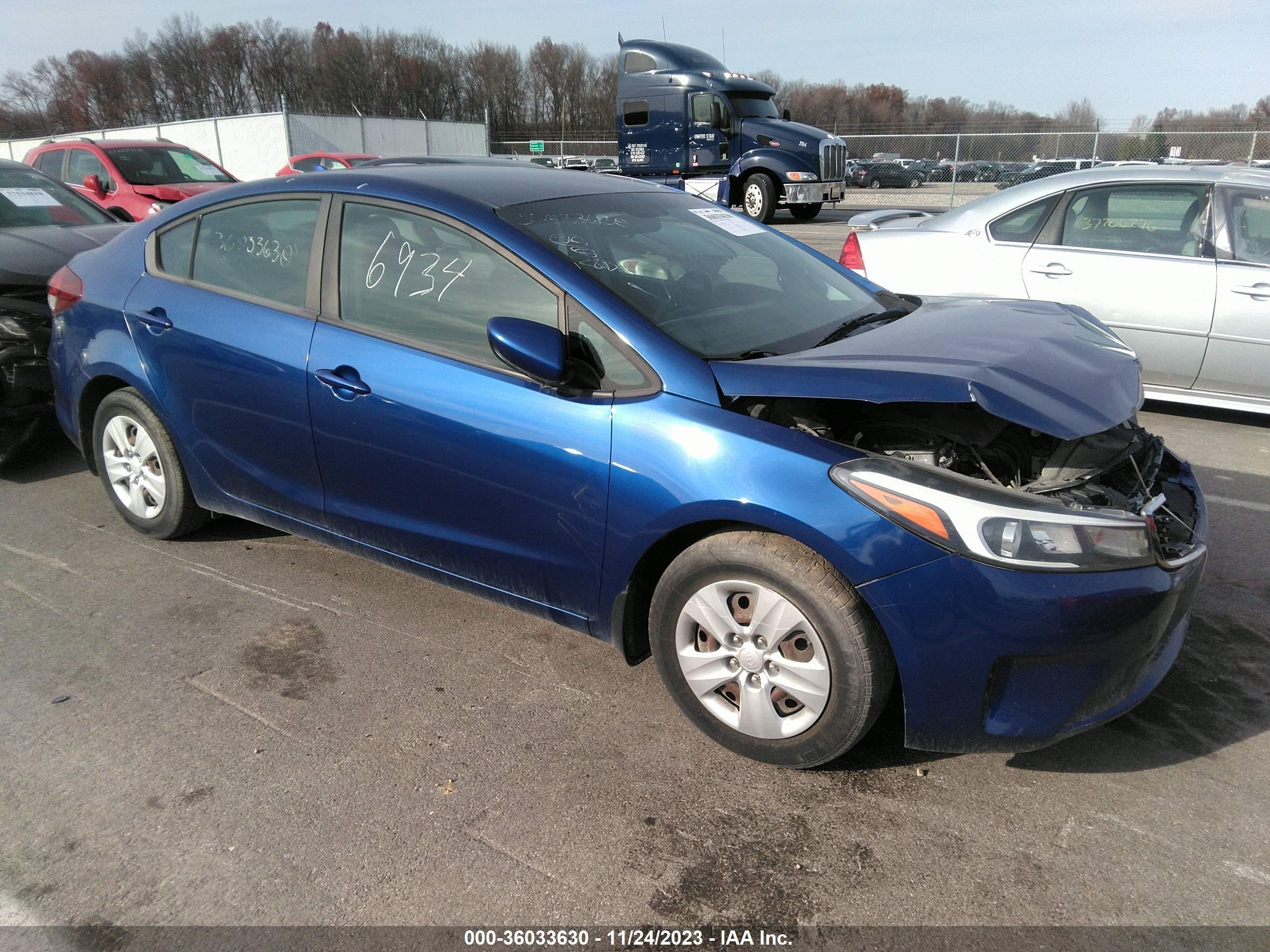 KIA FORTE 2017 3kpfk4a75he156934