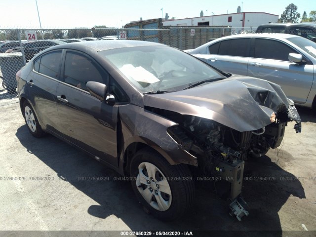 KIA FORTE 2017 3kpfk4a76he145473