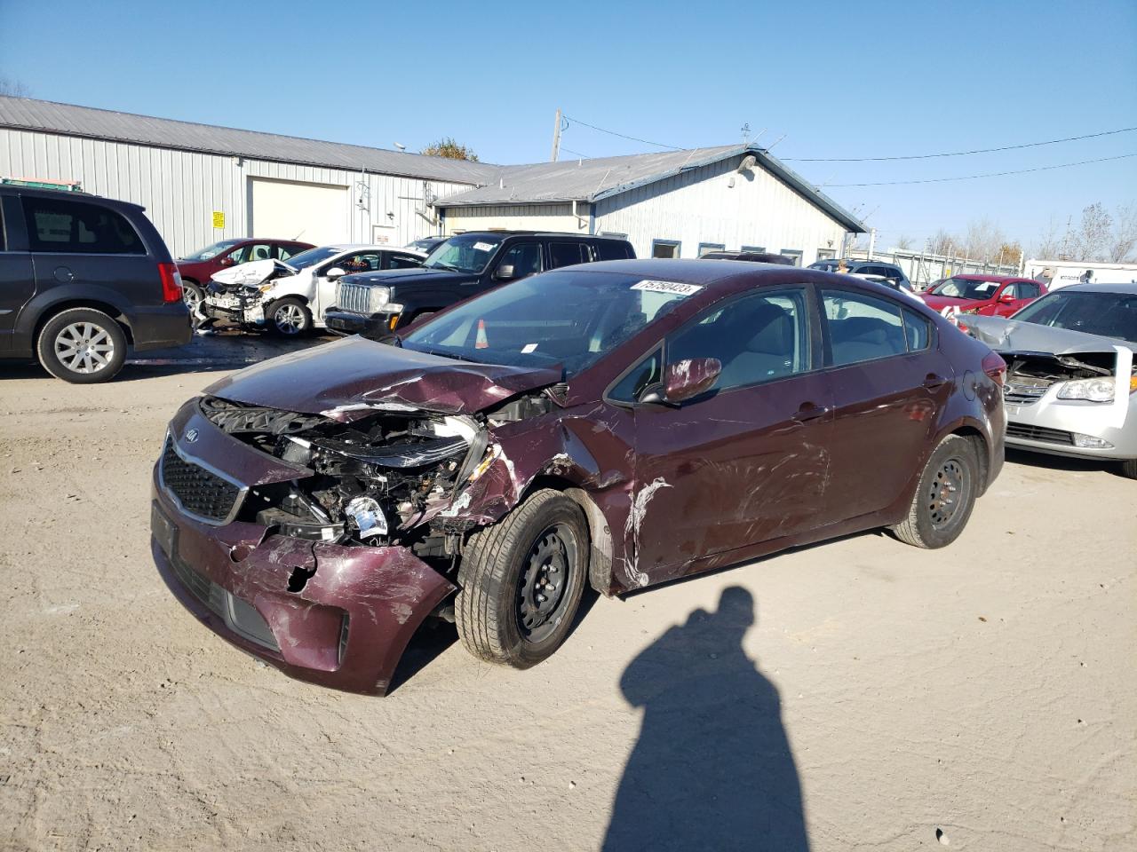 KIA FORTE 2018 3kpfk4a77je211325