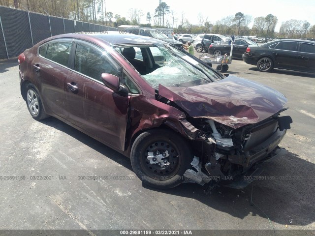 KIA FORTE 2018 3kpfk4a7xje175274