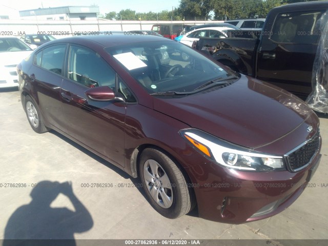 KIA FORTE 2017 3kpfl4a70he123790