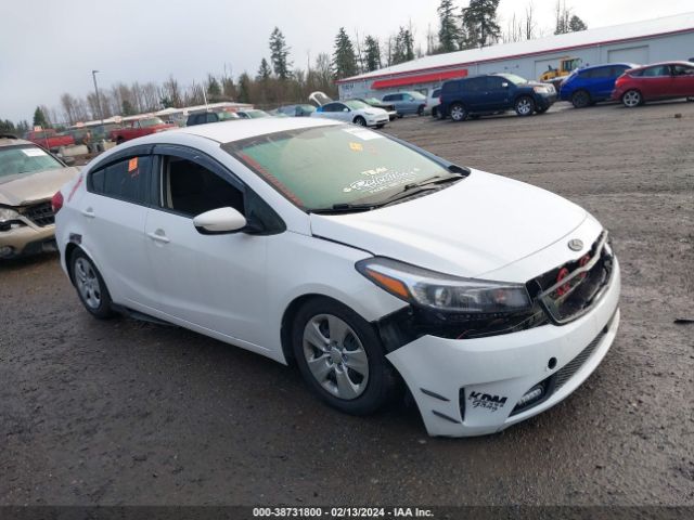 KIA FORTE 2017 3kpfl4a70he133008