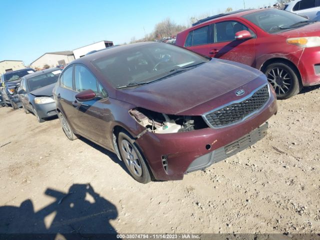 KIA FORTE 2017 3kpfl4a72he118073