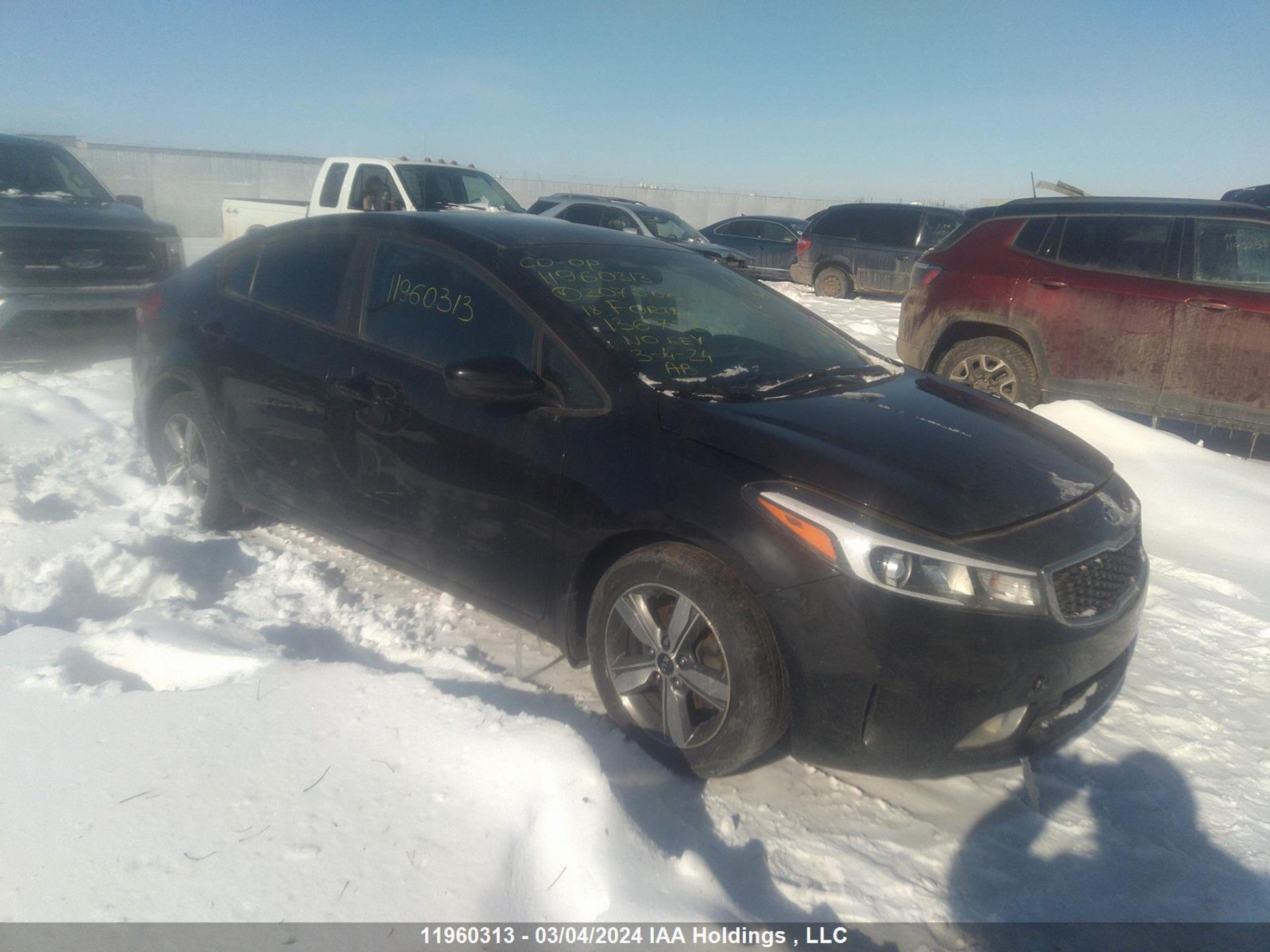 KIA FORTE 2018 3kpfl4a72je207566