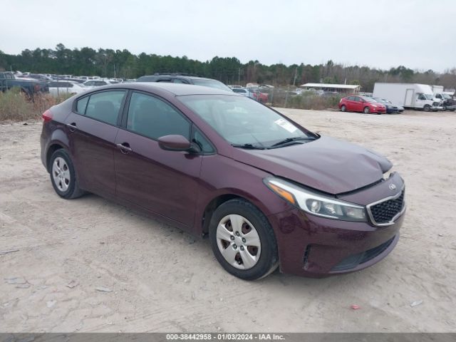 KIA FORTE 2017 3kpfl4a74he040458