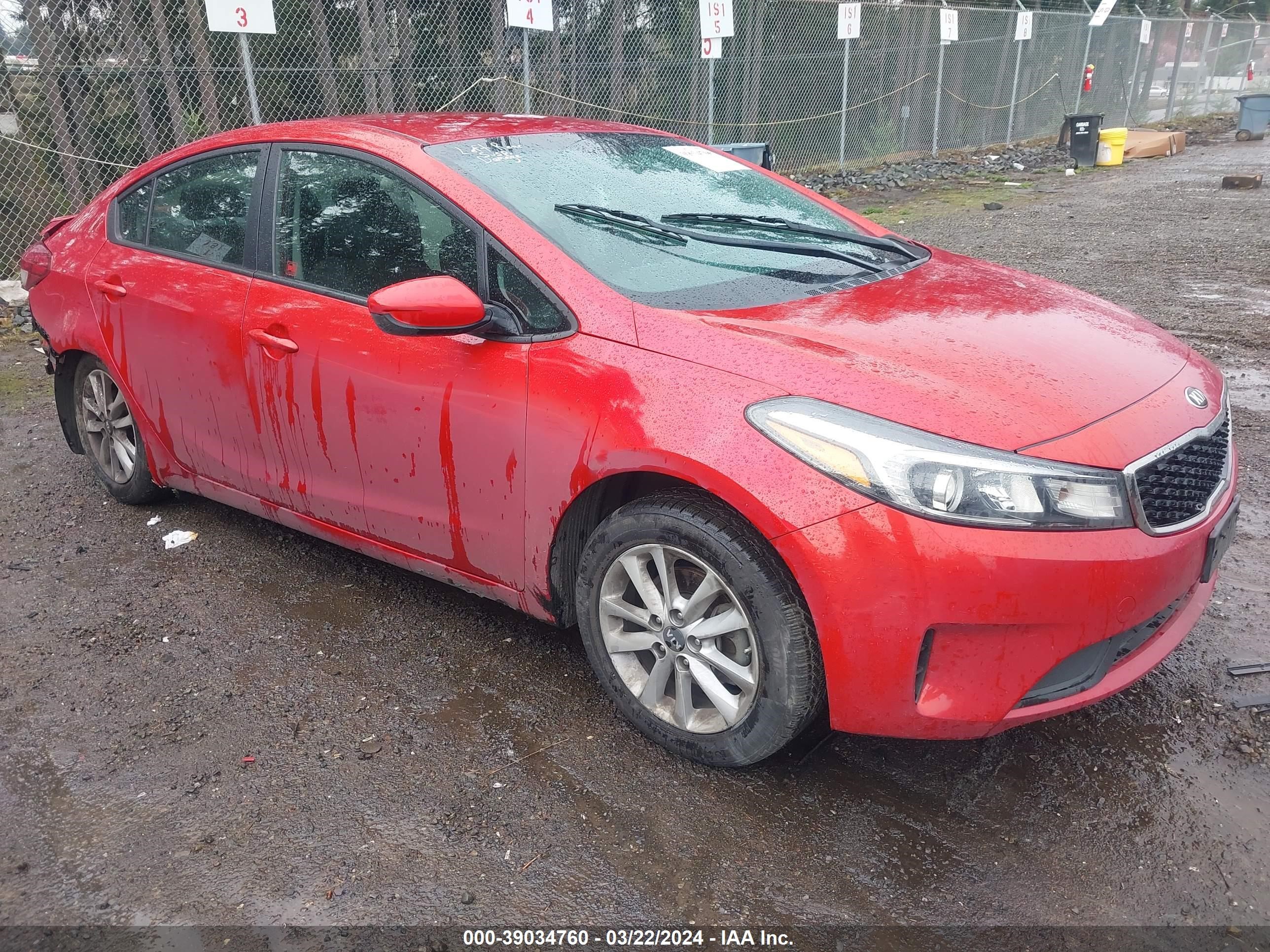 KIA FORTE 2017 3kpfl4a75he022065