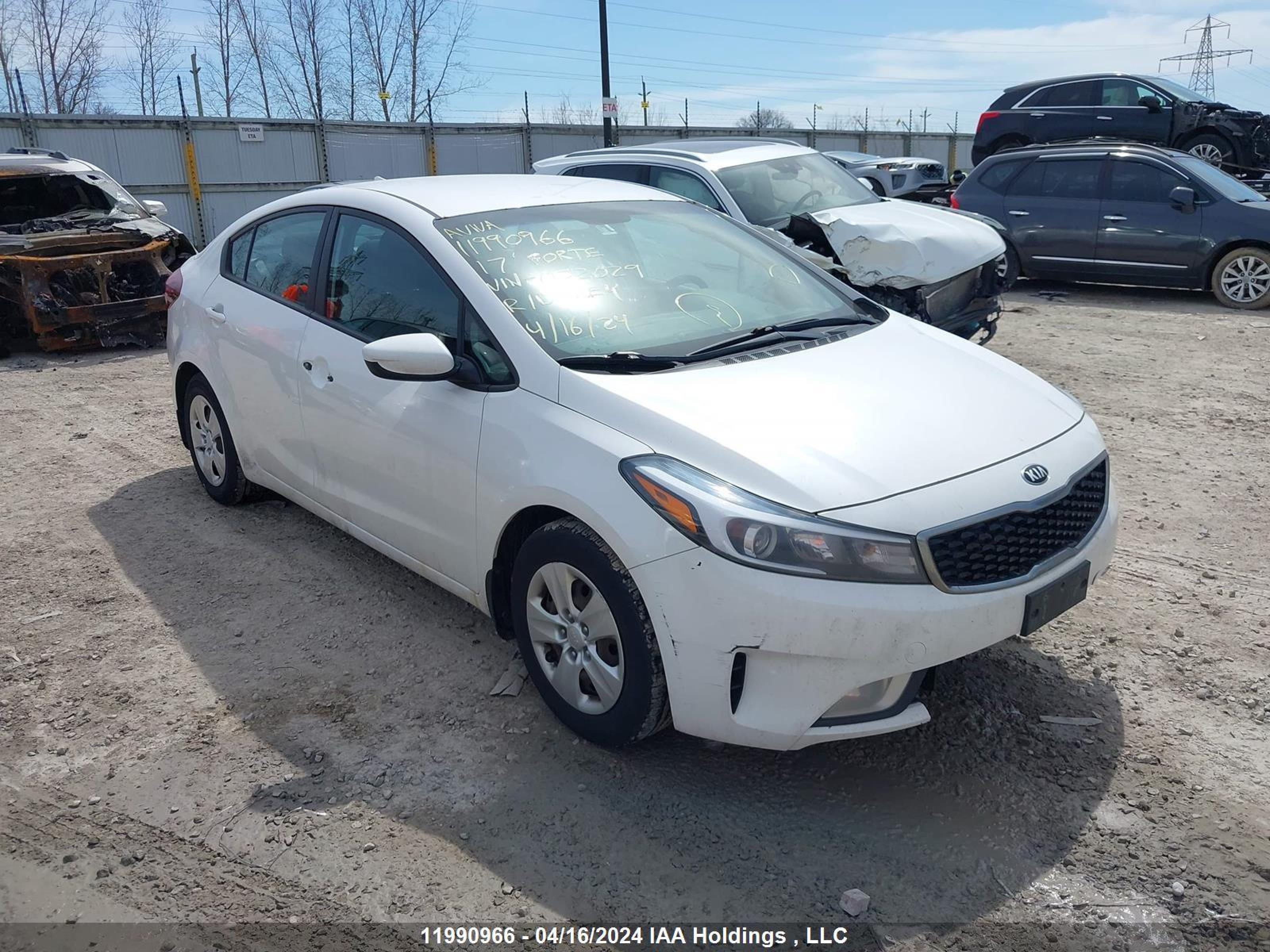 KIA FORTE 2017 3kpfl4a78he052029