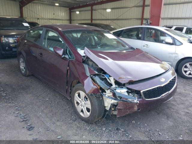 KIA FORTE 2017 3kpfl4a78he145665