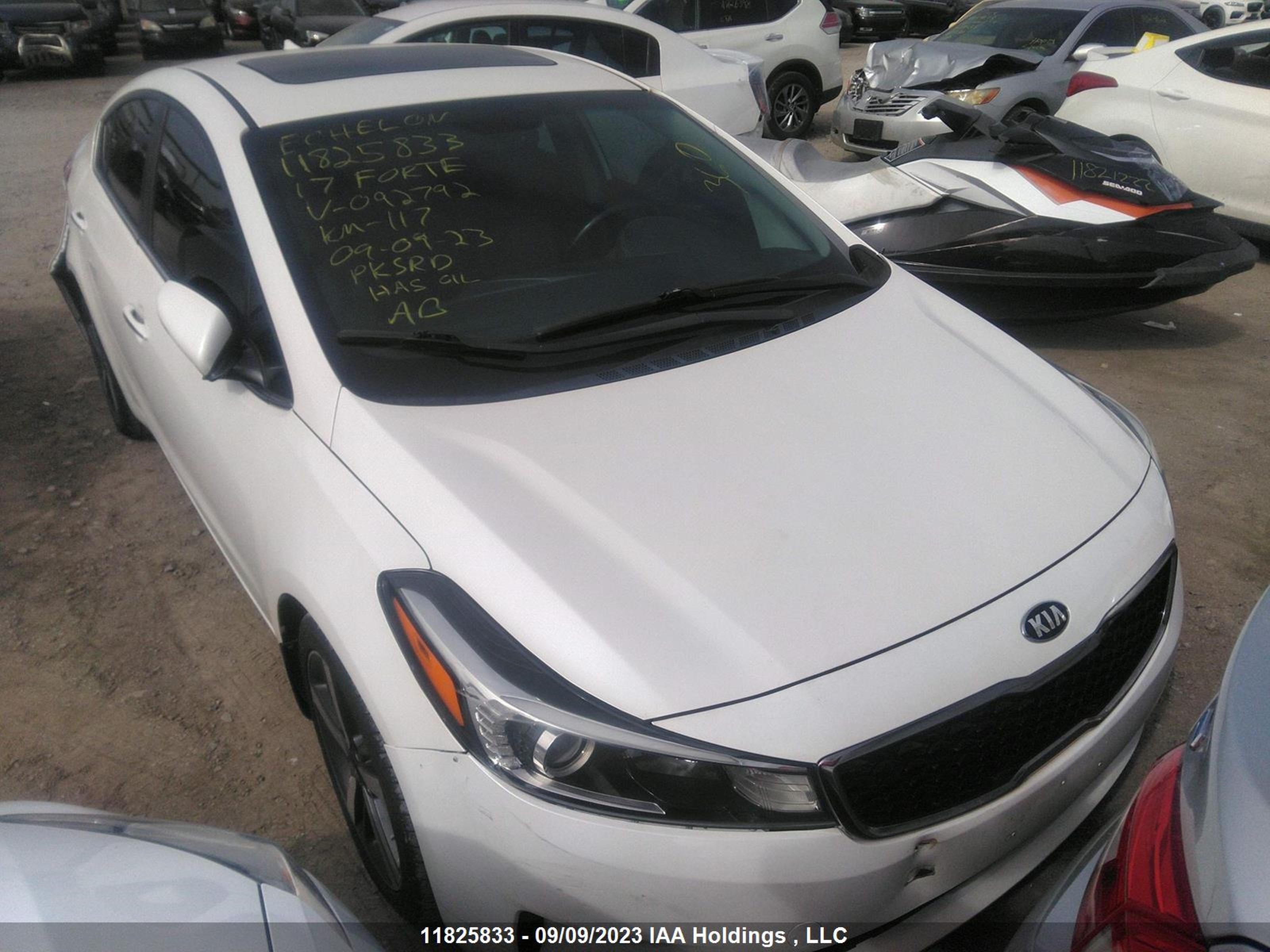 KIA FORTE 2017 3kpfl4a80he092792