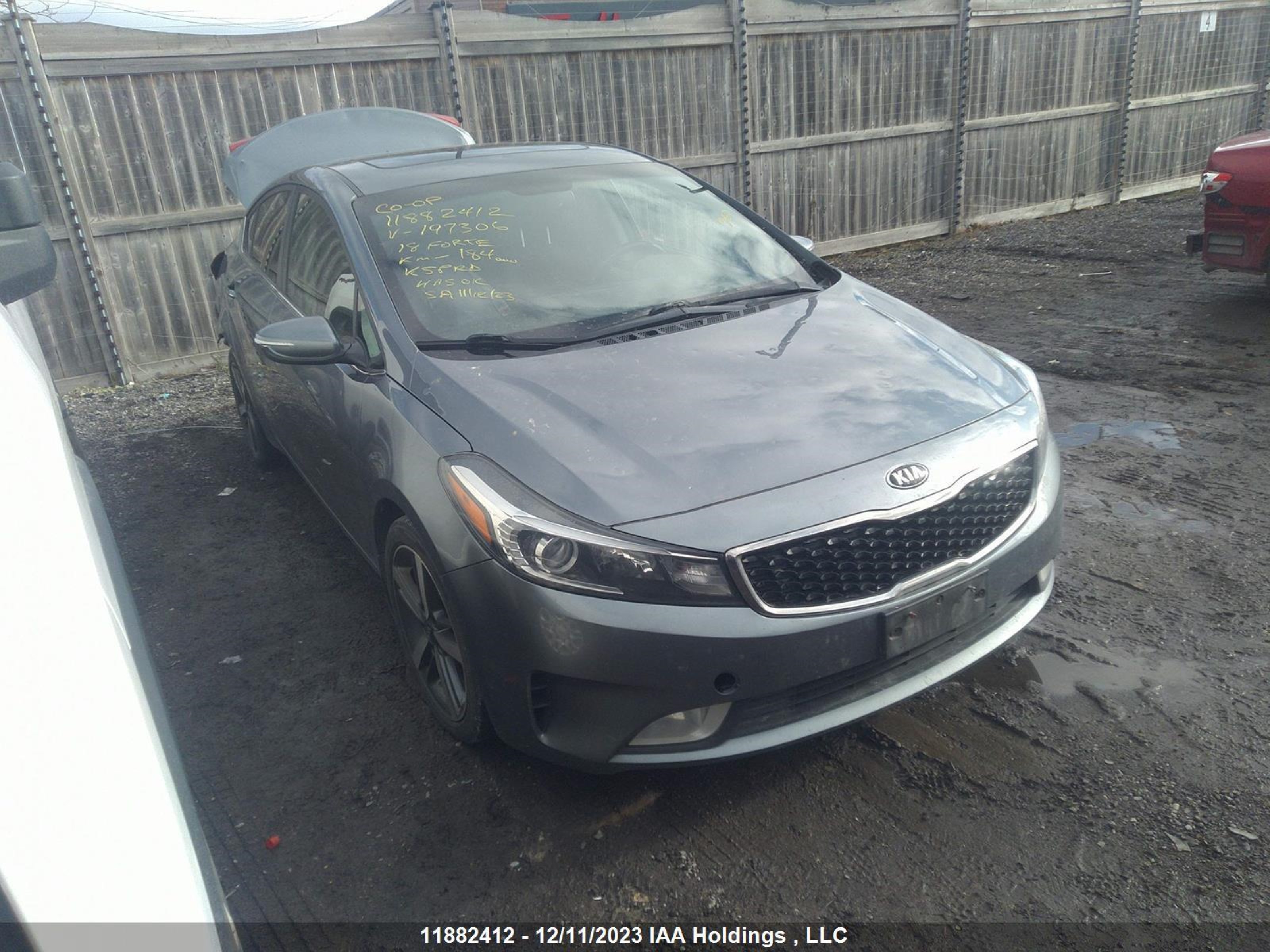 KIA FORTE 2018 3kpfl4a80je197306