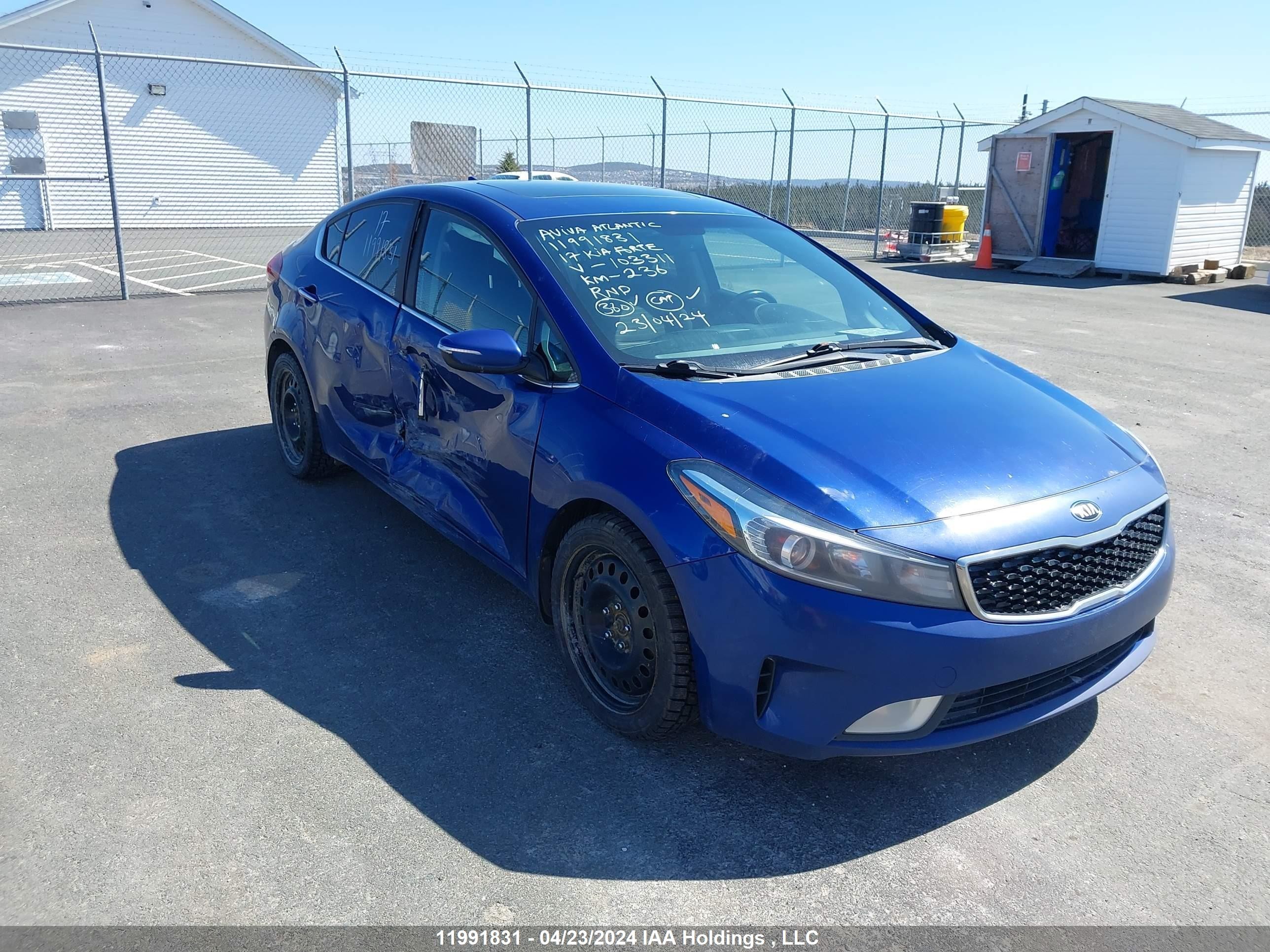 KIA FORTE 2017 3kpfl4a84he103311