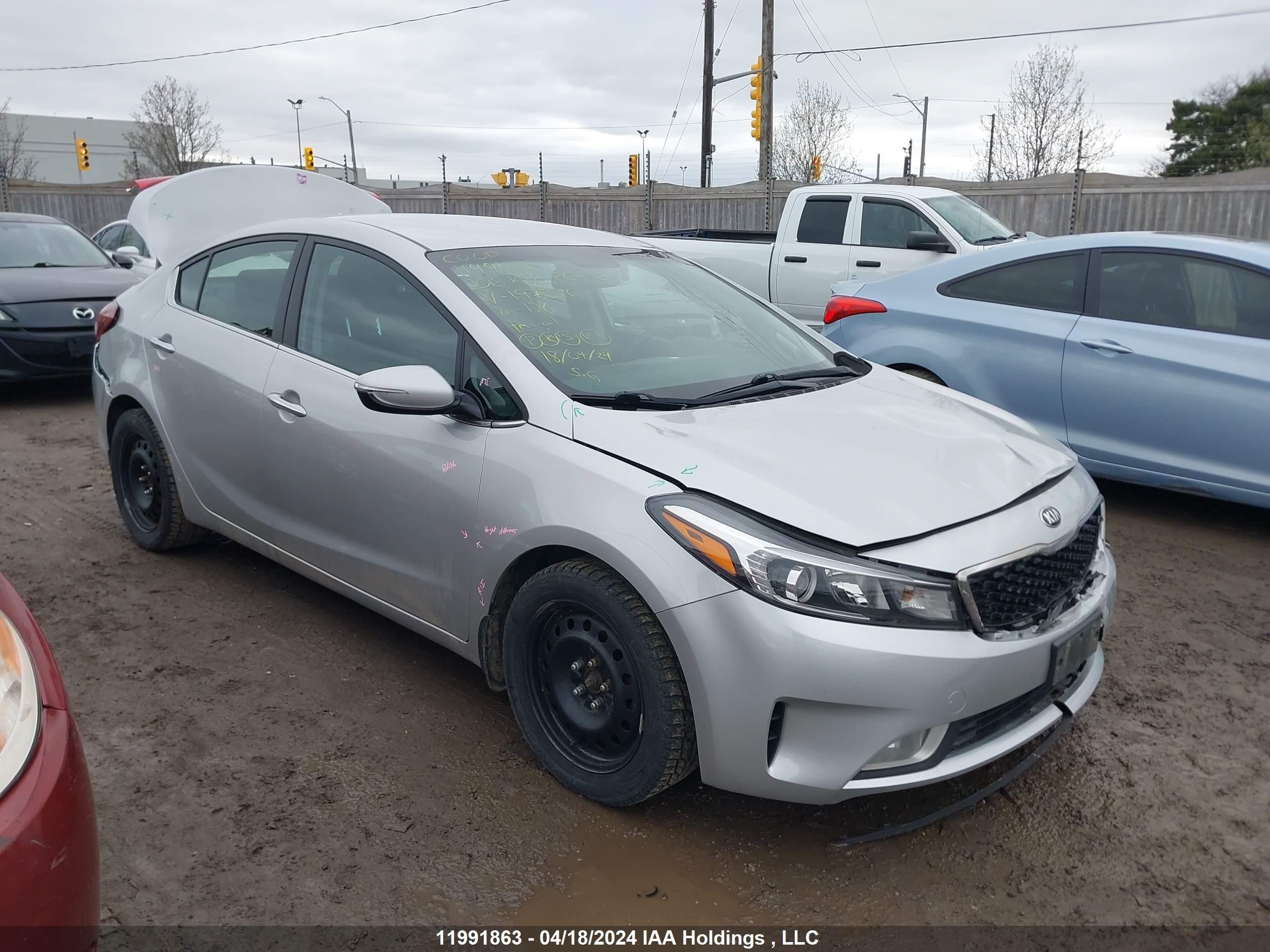 KIA FORTE 2018 3kpfl4a85je197320