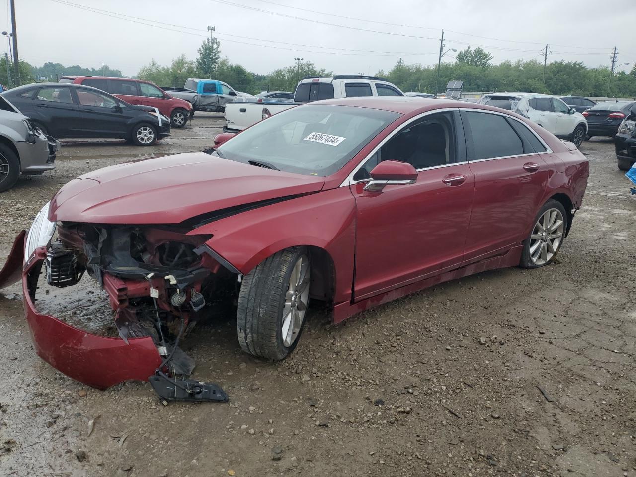 LINCOLN MKZ 2014 3ln6l2g95er819431