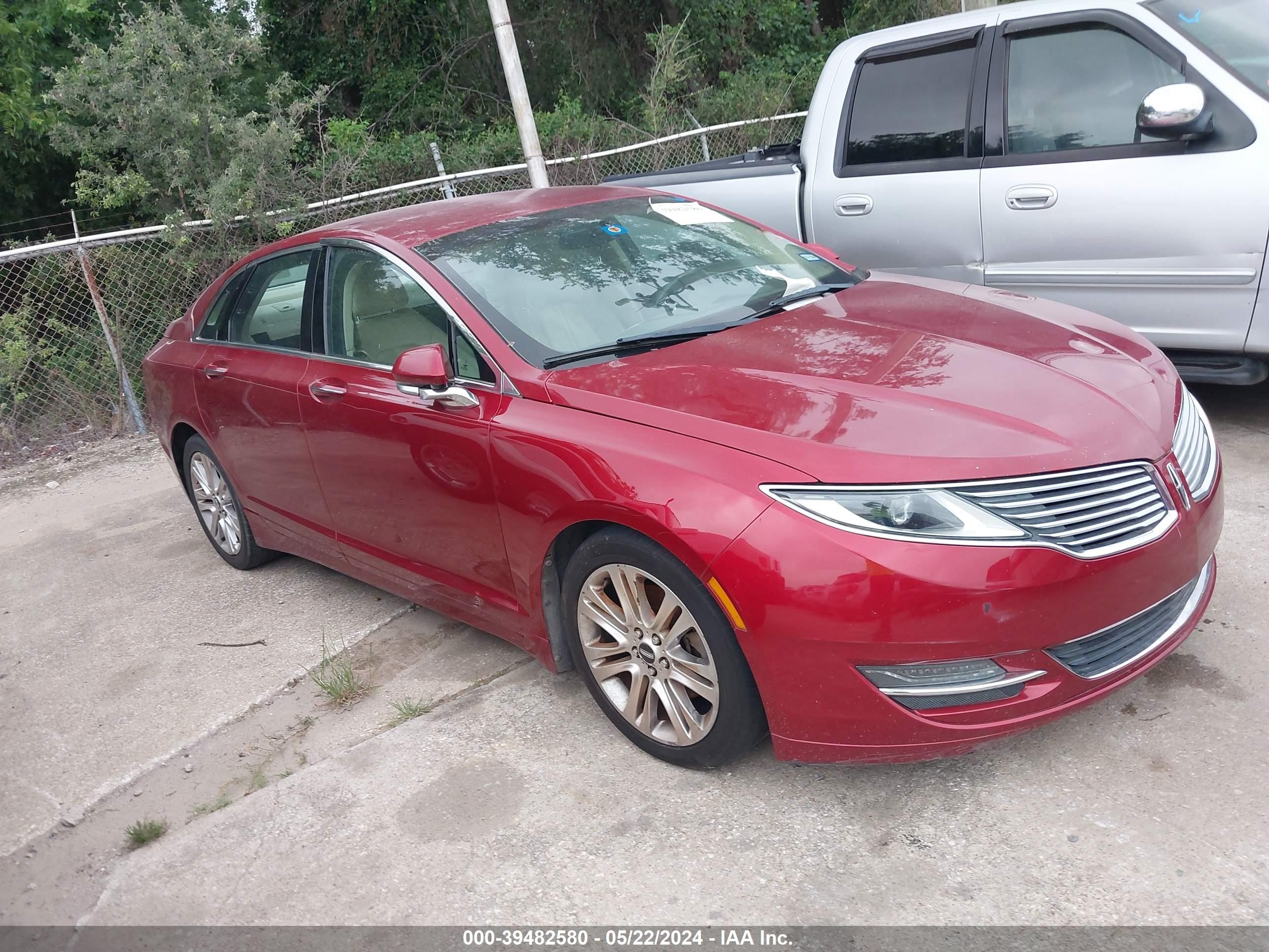 LINCOLN MKZ 2013 3ln6l2g96dr827620