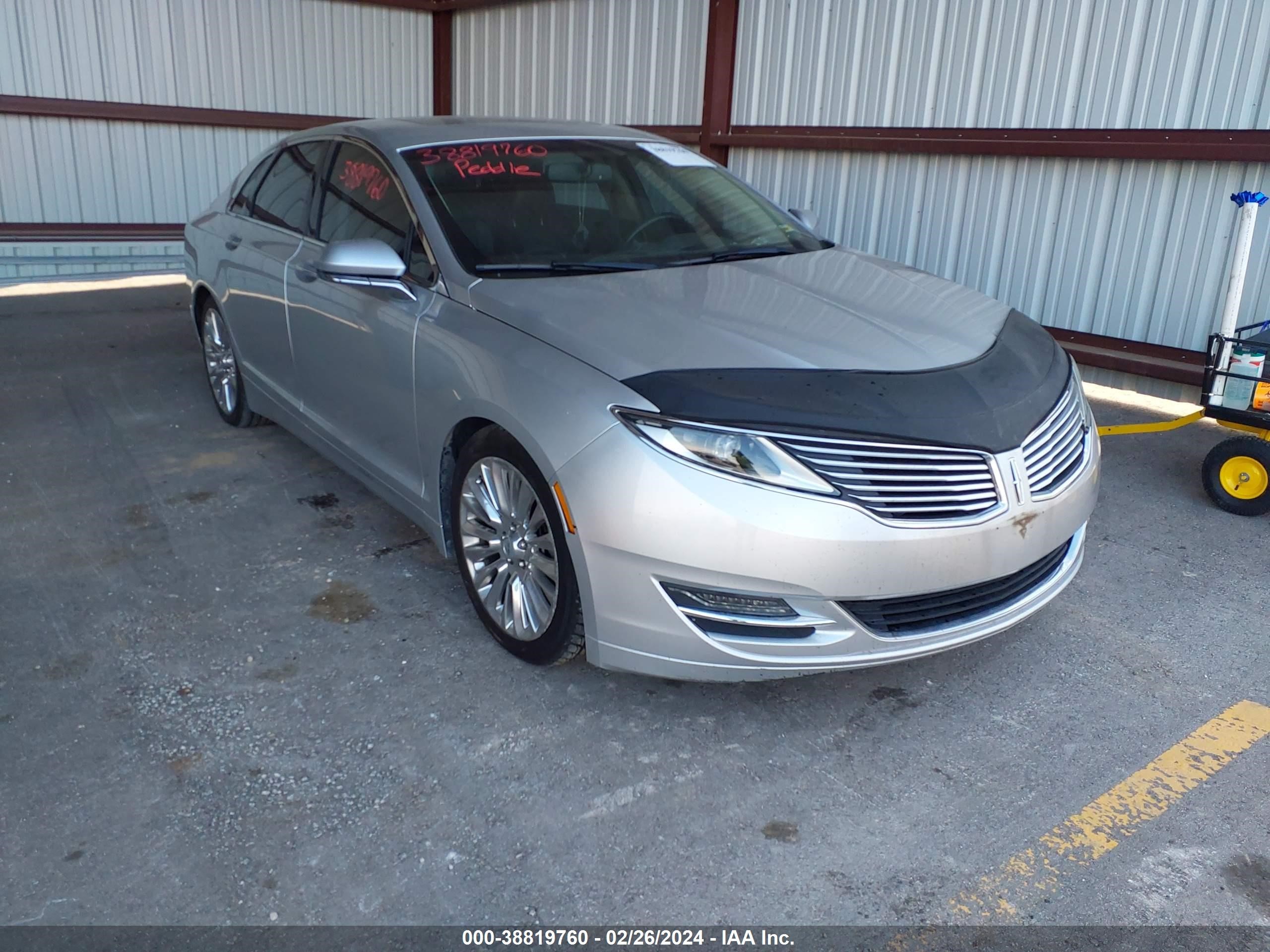 LINCOLN MKZ 2013 3ln6l2g96dr828783