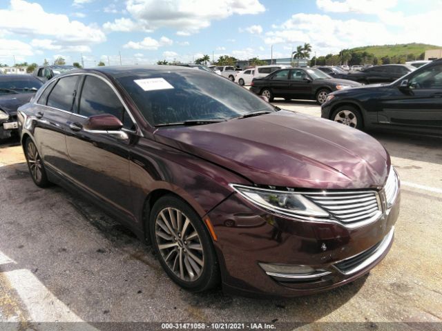 LINCOLN MKZ 2013 3ln6l2g97dr824936