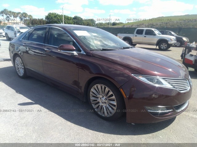 LINCOLN MKZ 2013 3ln6l2g9xdr801408