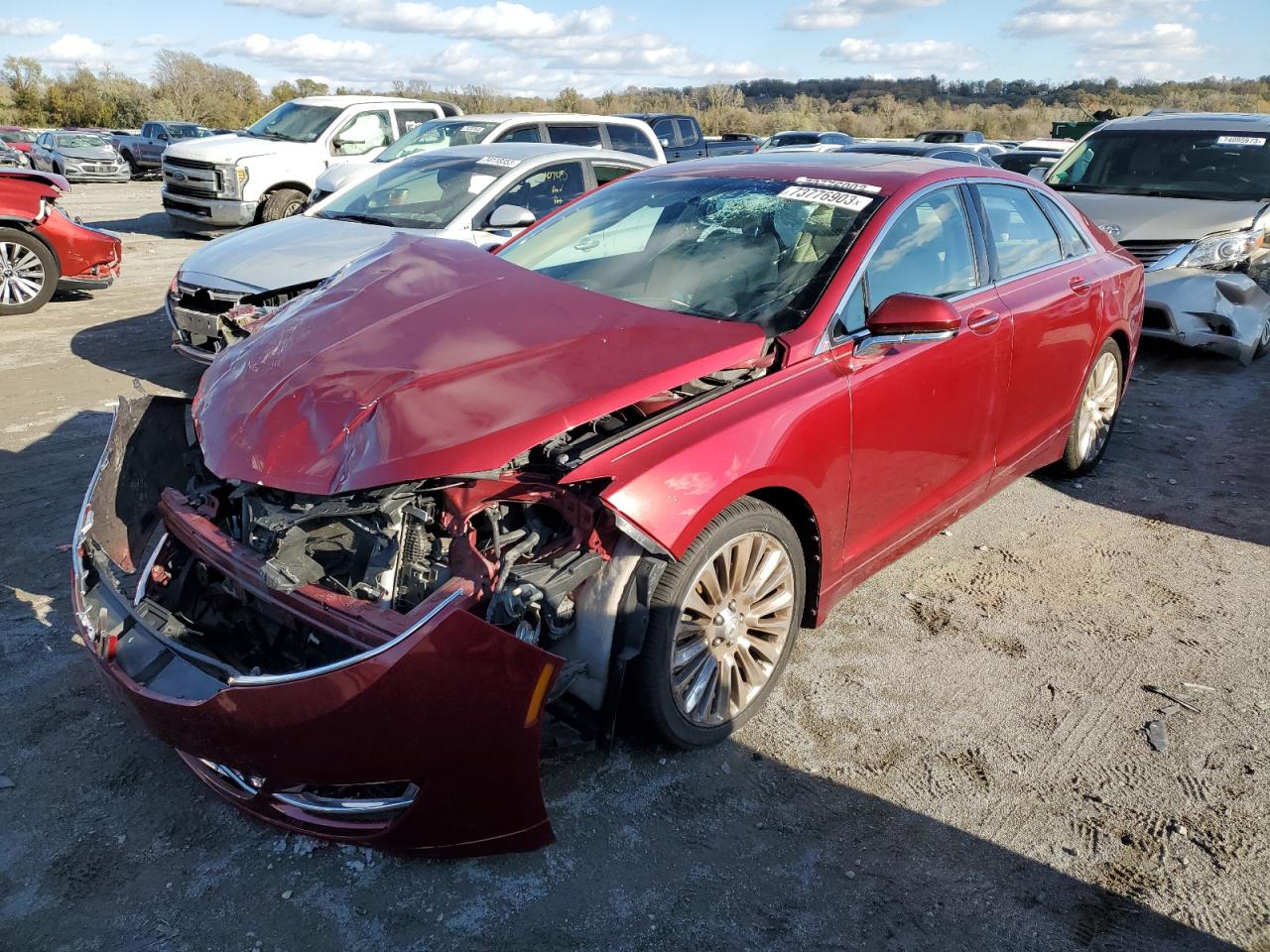 LINCOLN MKZ 2013 3ln6l2gk1dr801588