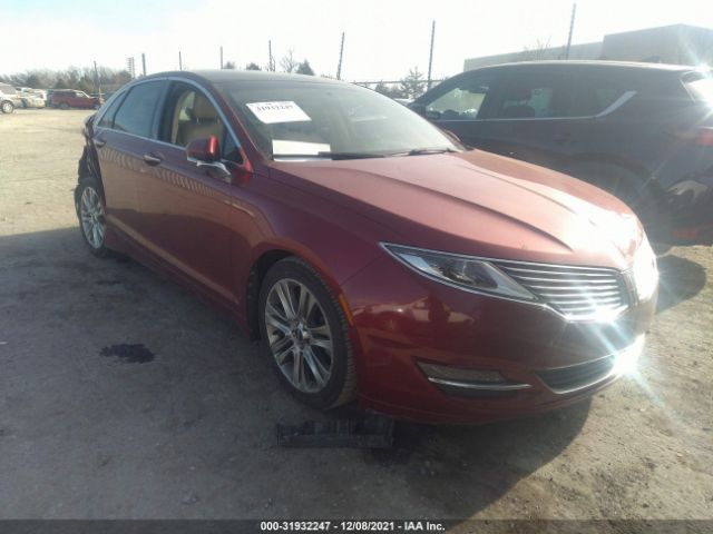 LINCOLN MKZ 2013 3ln6l2gk1dr812297