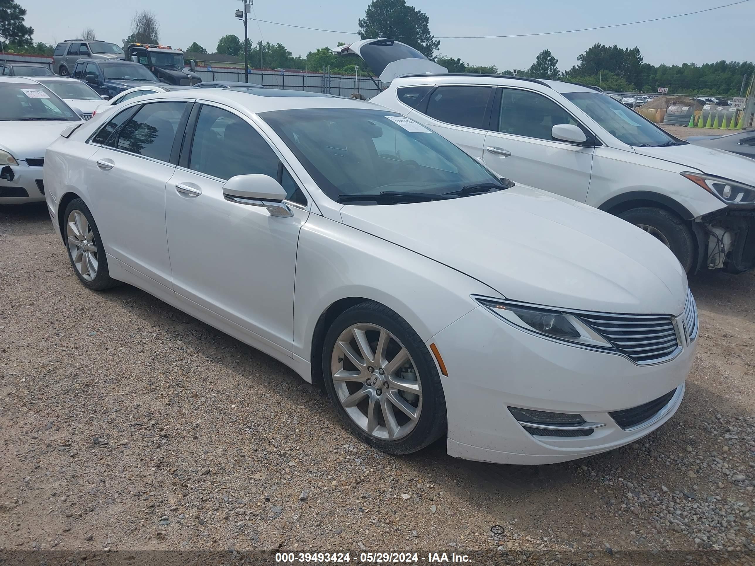 LINCOLN MKZ 2013 3ln6l2gk9dr815514