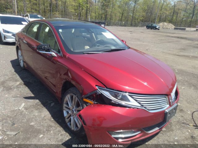 LINCOLN MKZ 2014 3ln6l2j95er822029