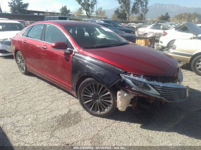 LINCOLN MKZ HYBRID 2015 3ln6l2lu0fr628673