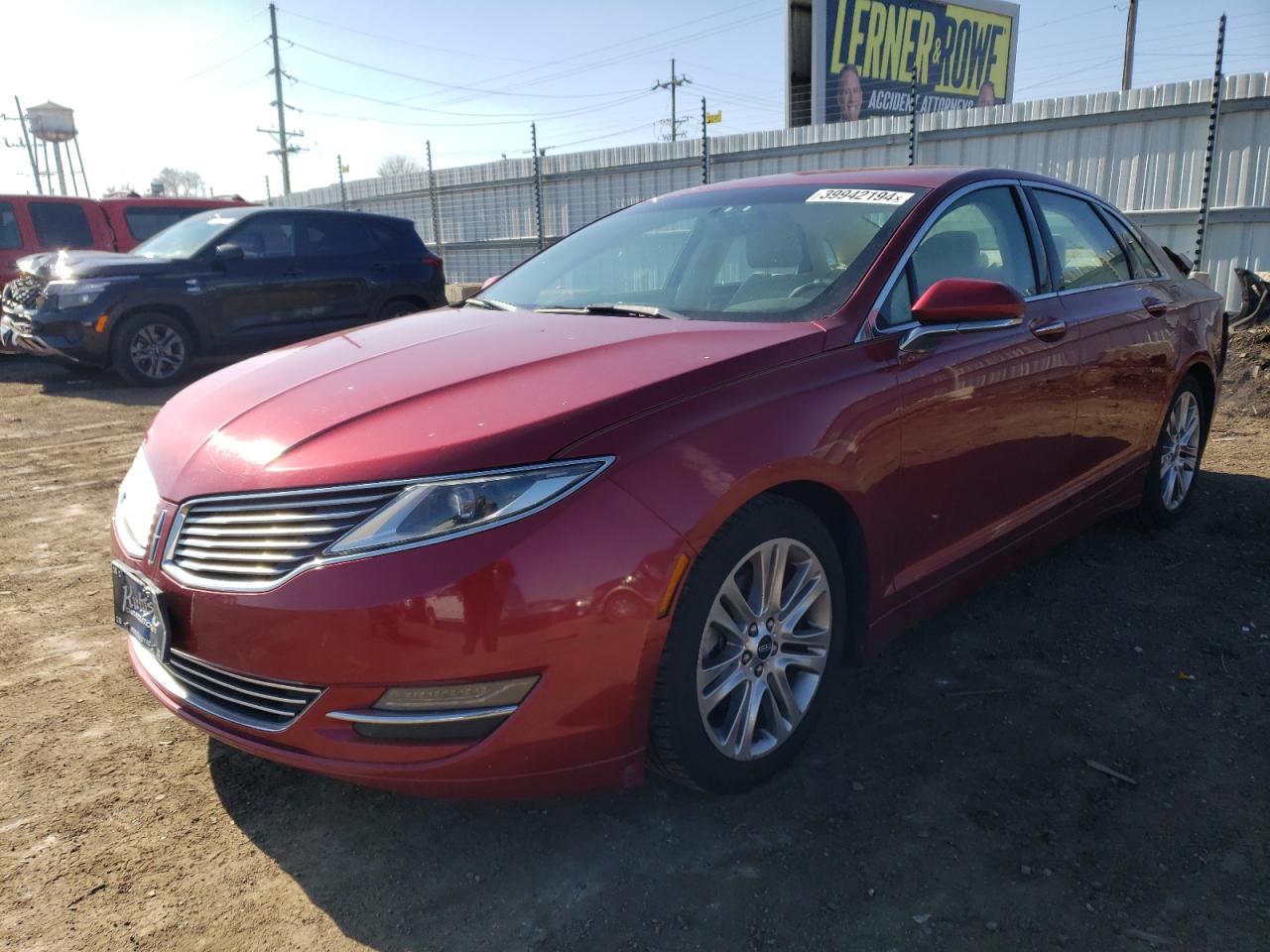 LINCOLN MKZ 2014 3ln6l2lu1er822014