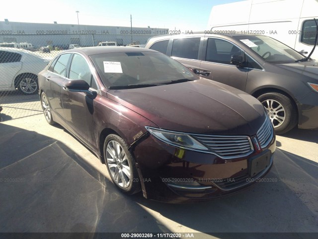 LINCOLN MKZ 2013 3ln6l2lu2dr822635