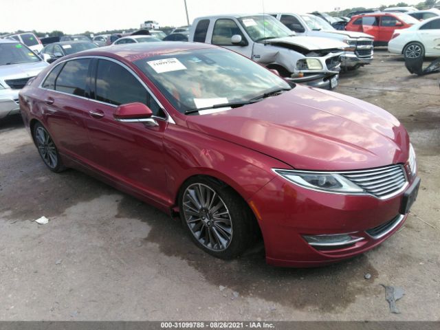 LINCOLN MKZ 2014 3ln6l2lu4er807457