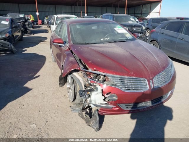 LINCOLN MKZ HYBRID 2014 3ln6l2lu4er822394