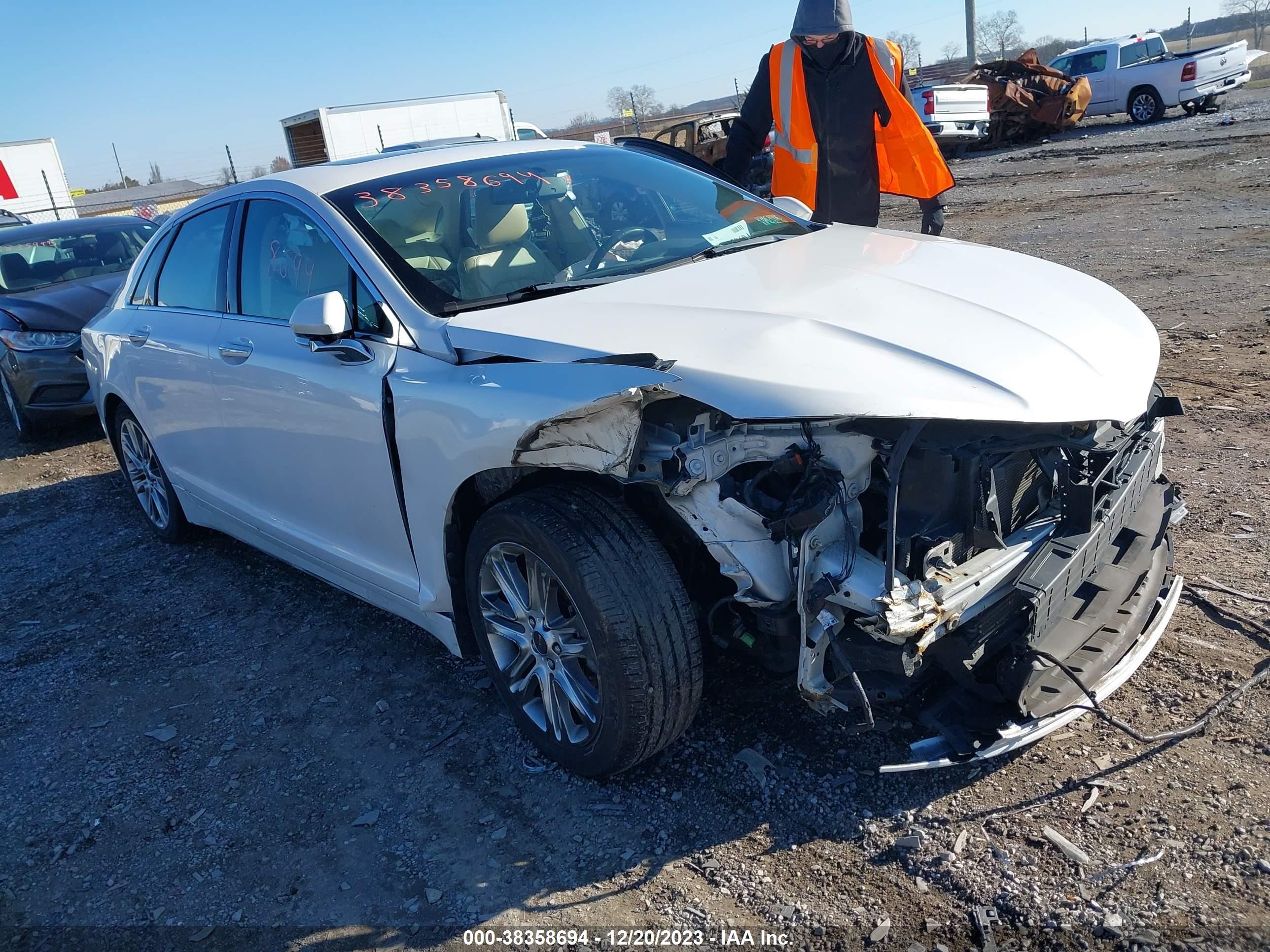 LINCOLN MKZ 2013 3ln6l2lu5dr822189