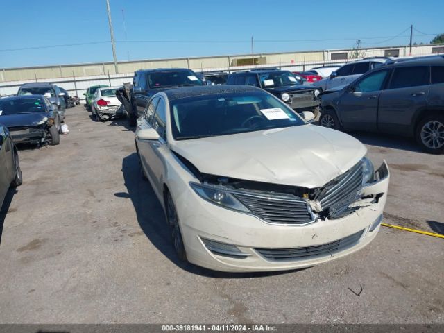 LINCOLN MKZ HYBRID 2016 3ln6l2lu5gr603155