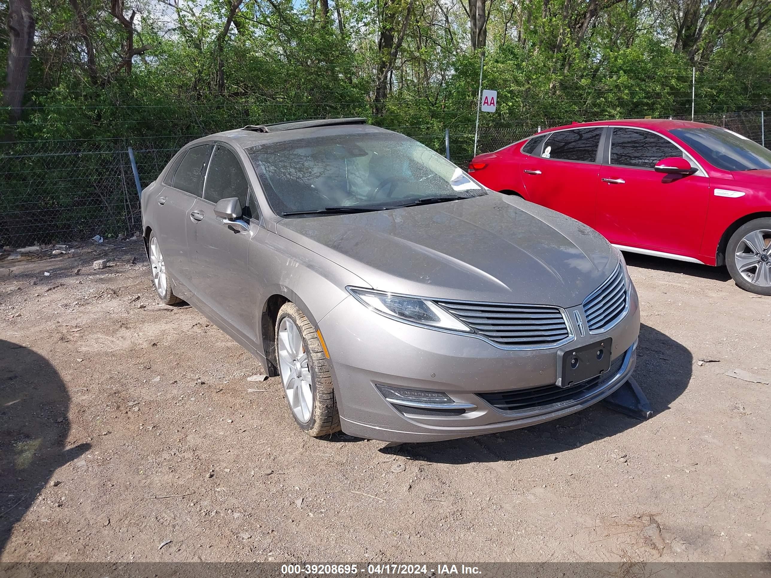 LINCOLN MKZ 2016 3ln6l2lu5gr624622