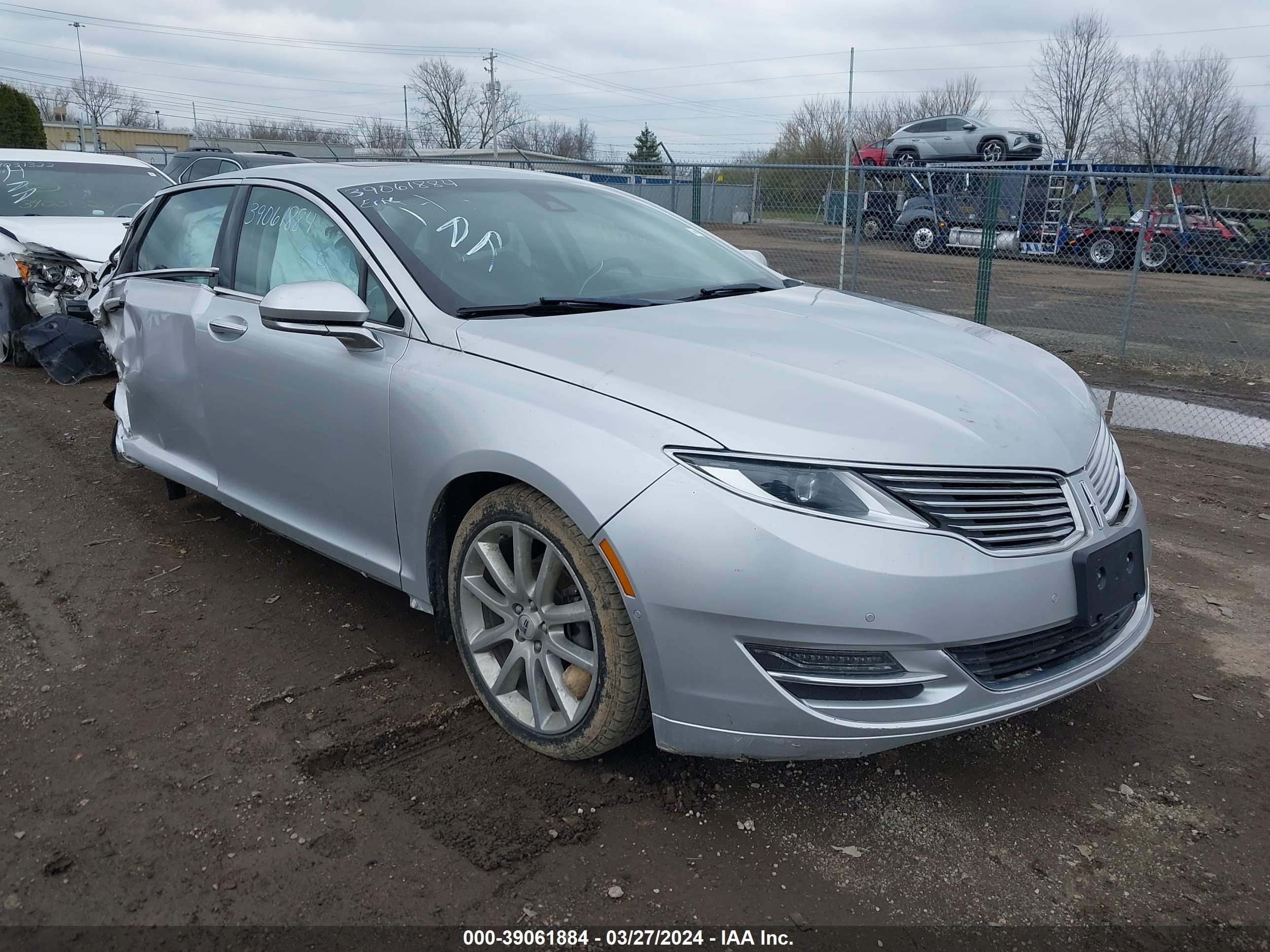 LINCOLN MKZ 2016 3ln6l2lu5gr633983