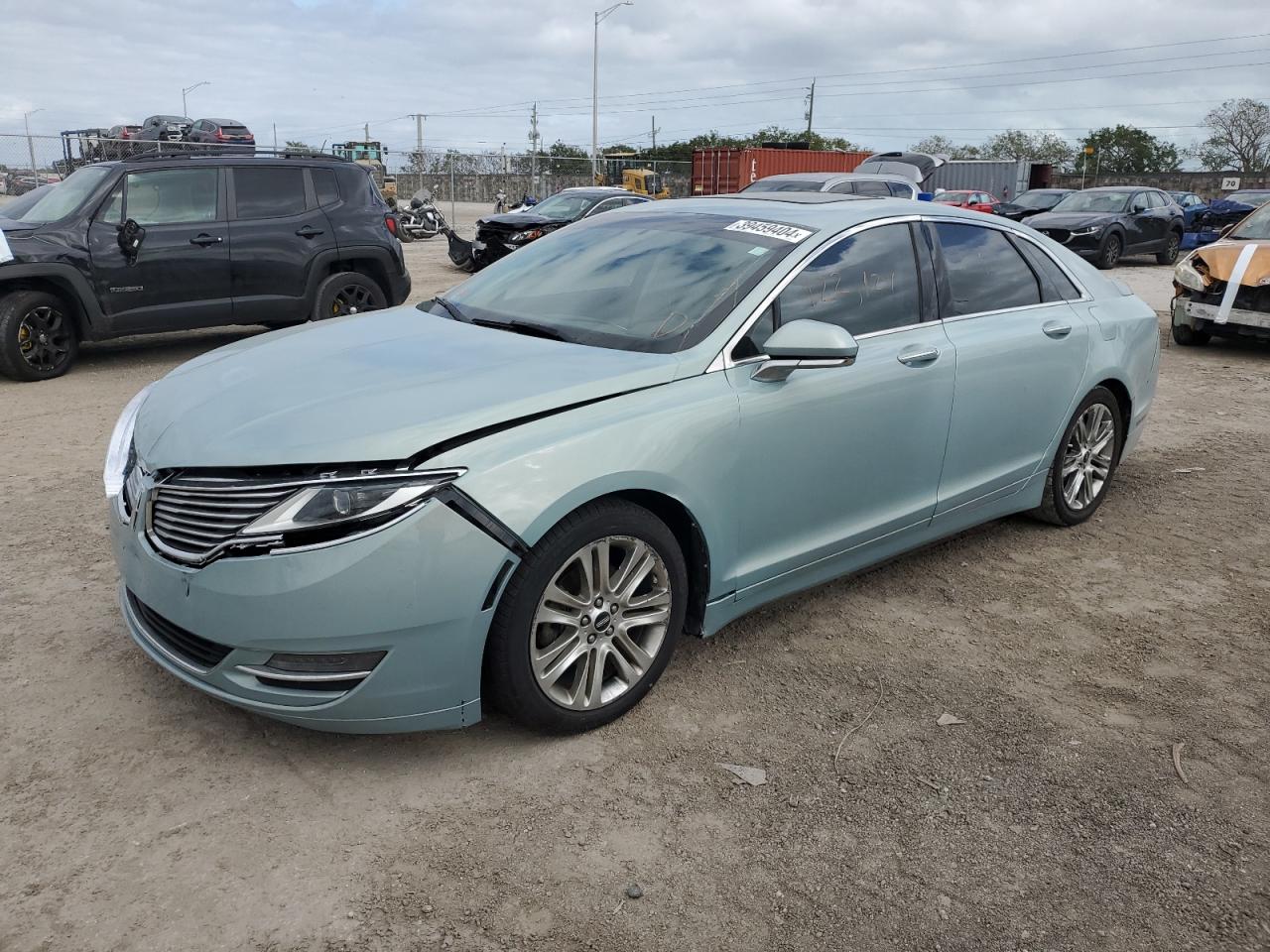 LINCOLN MKZ 2014 3ln6l2lu7er836032