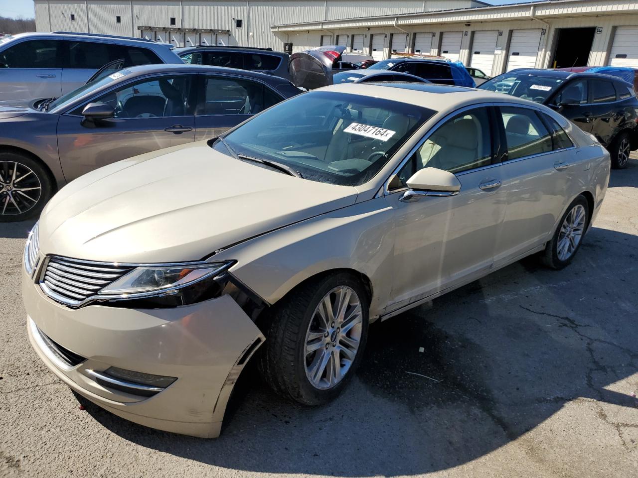 LINCOLN MKZ 2014 3ln6l2lu8er807915