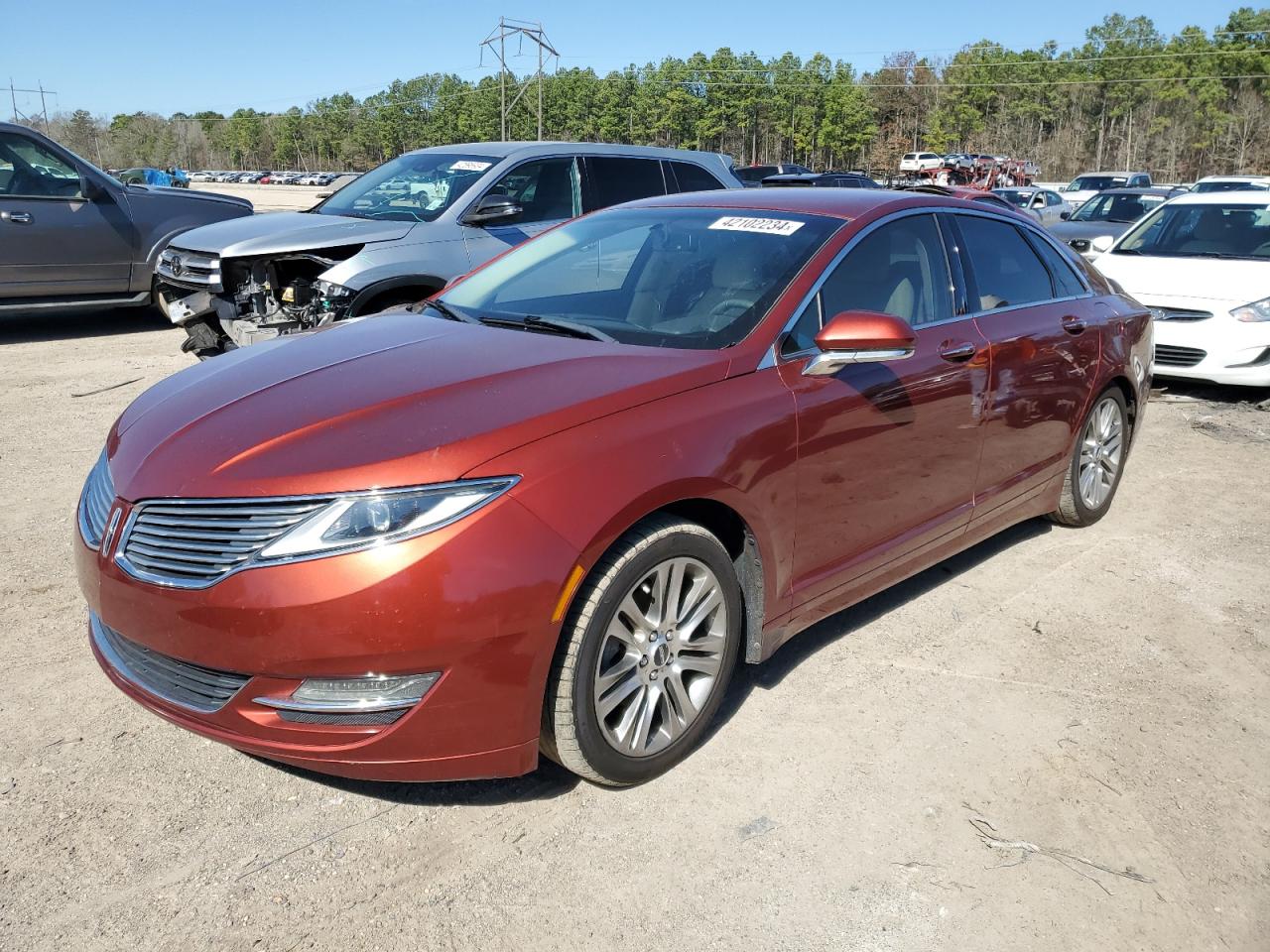 LINCOLN MKZ 2014 3ln6l2lu8er821880