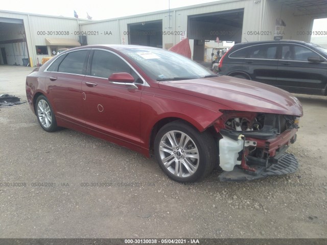 LINCOLN MKZ 2014 3ln6l2lu9er805770