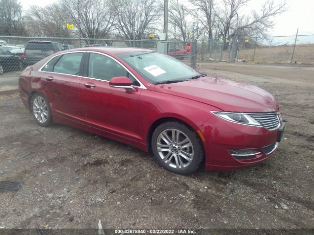 LINCOLN MKZ 2014 3ln6l2lu9er810421