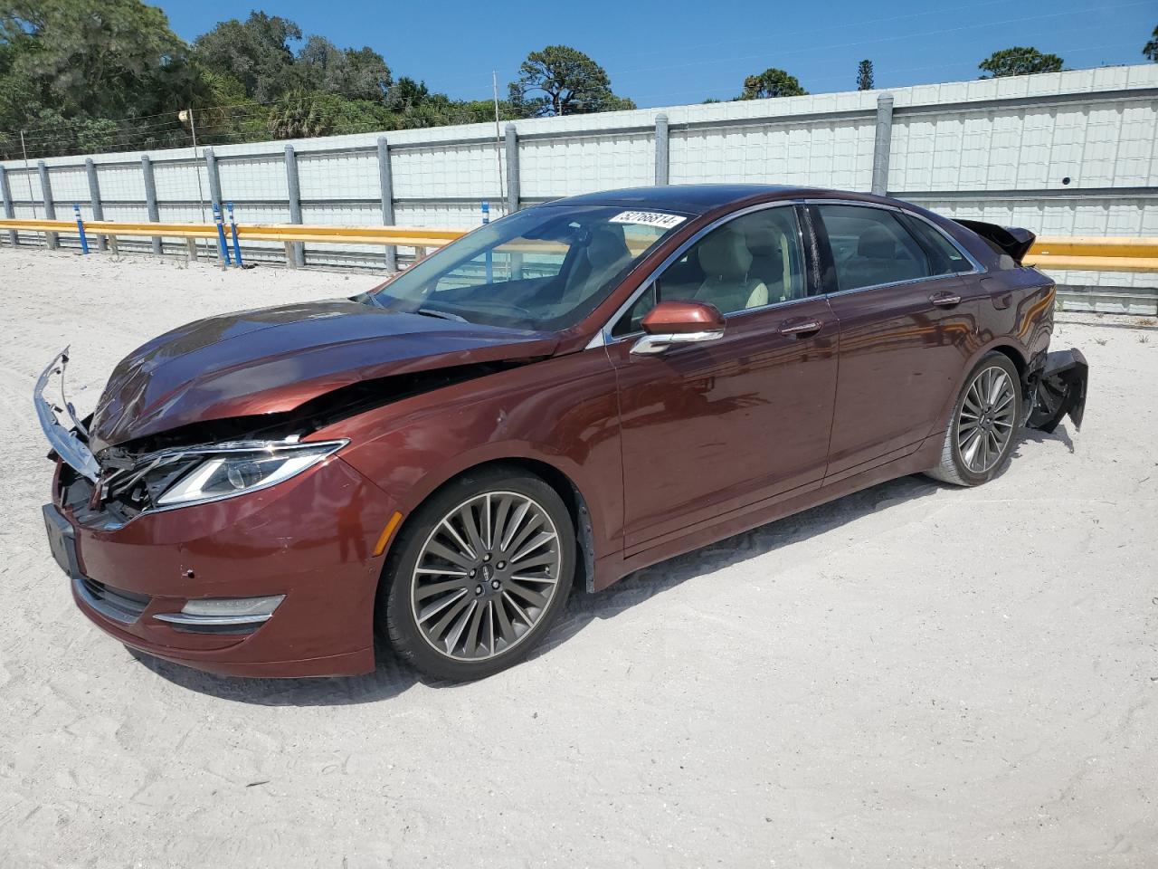 LINCOLN MKZ 2015 3ln6l2lu9fr606607