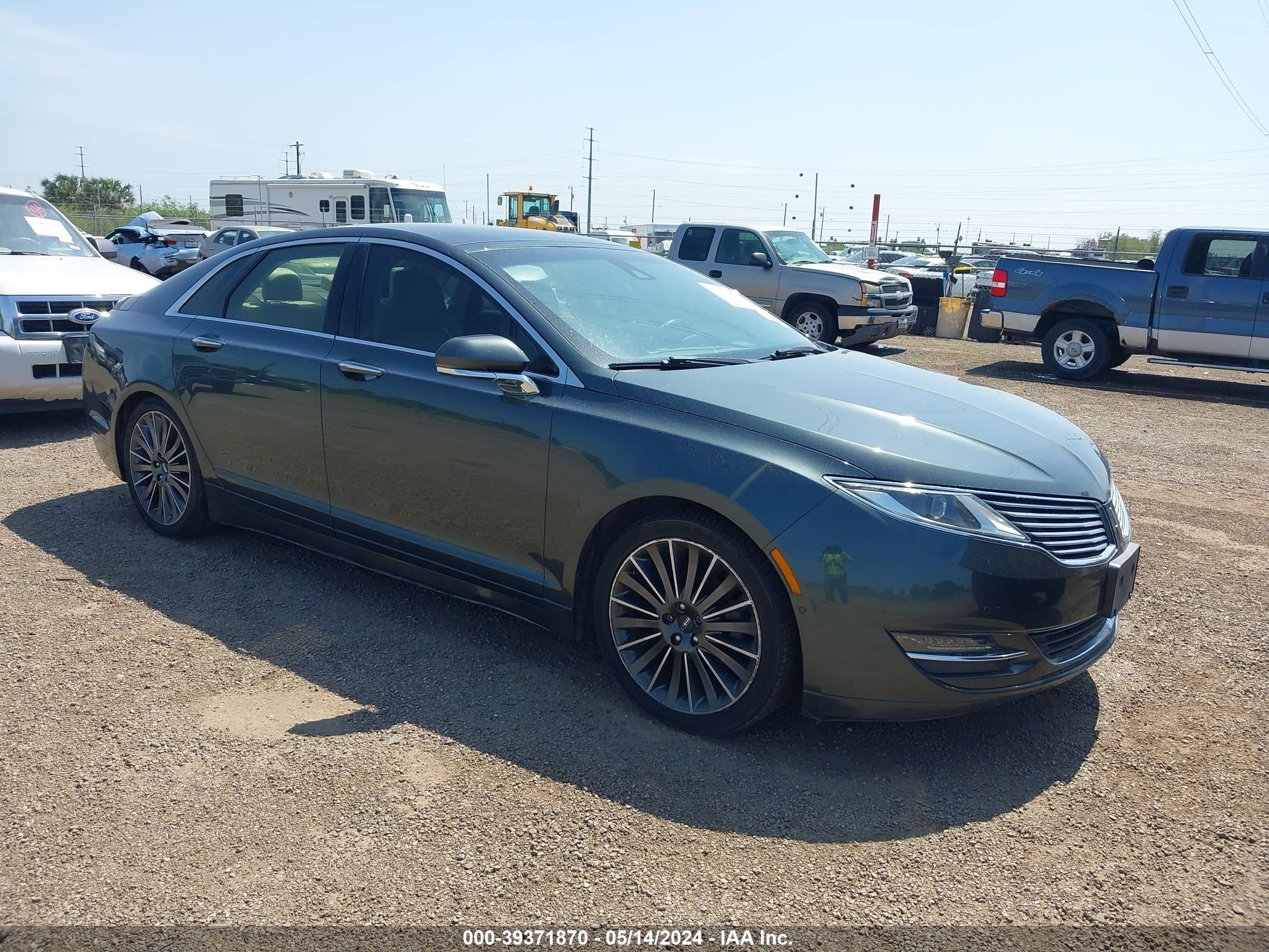 LINCOLN MKZ 2015 3ln6l2luxfr608043